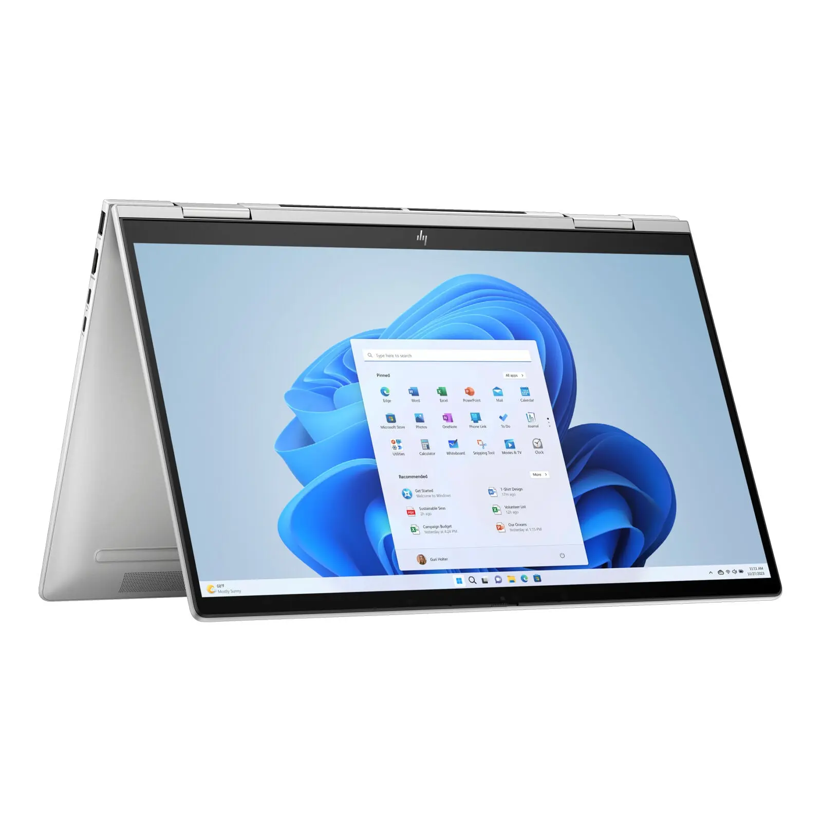 Envy x360 15.6" FHD OLED 2-in-1 Laptop i7-1355U 16GB 512GB W11H Touch Natural Silver (Refurbished)