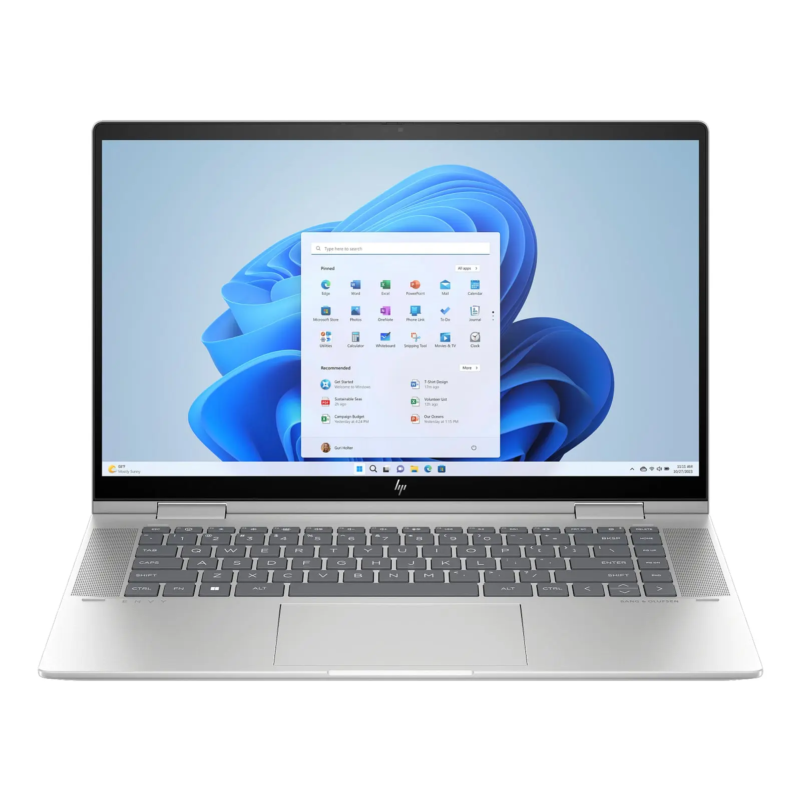 Envy x360 15.6" FHD OLED 2-in-1 Laptop i7-1355U 16GB 512GB W11H Touch Natural Silver (Refurbished) - Image 4