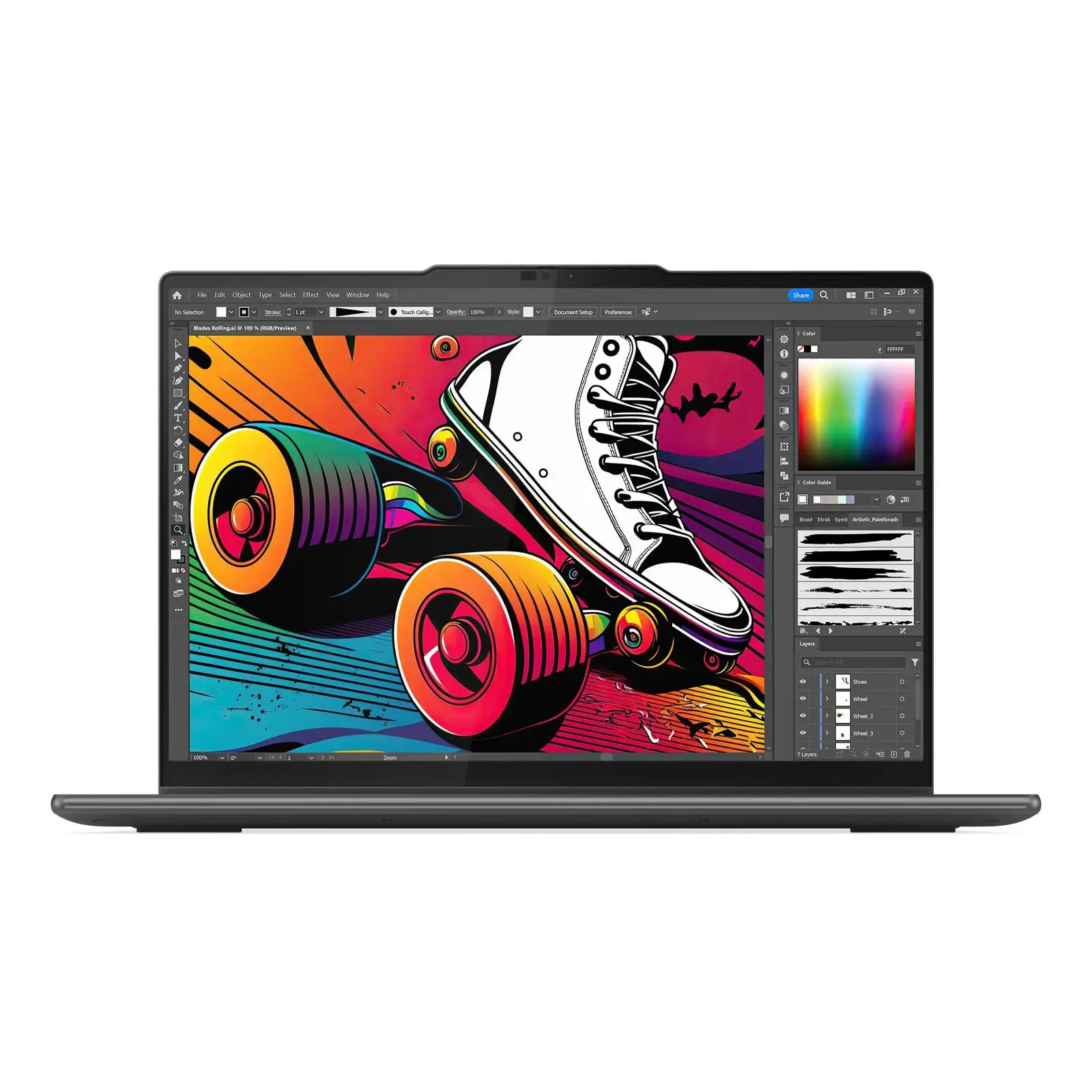Yoga 7 14" WUXGA OLED 2-in-1 Laptop U5-125H 16GB 512GB W11H Touch Storm Grey (Refurbished) - Image 7