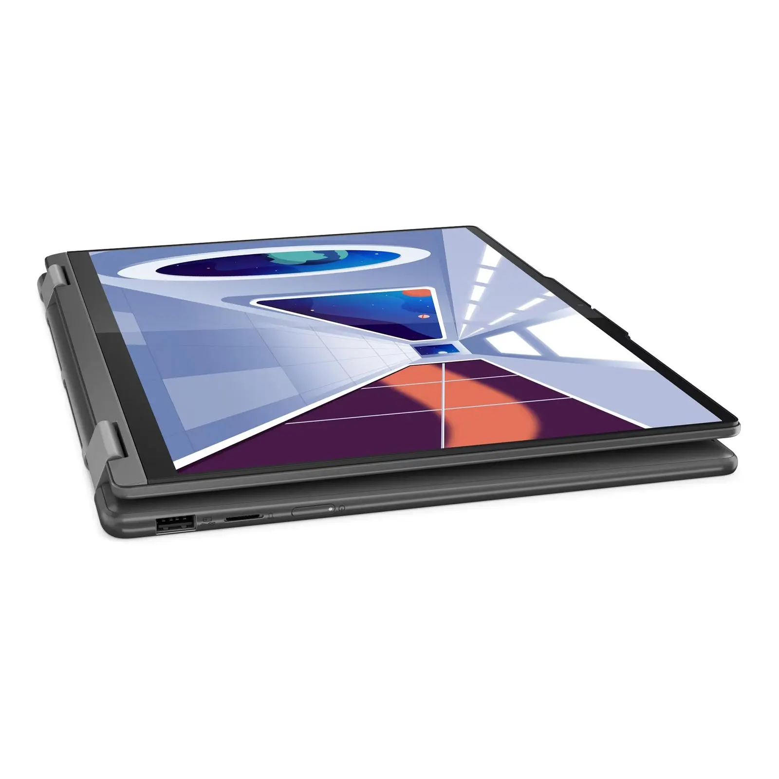 Yoga 7 14" WUXGA OLED 2-in-1 Laptop i7-1360P 16GB 512GB W11H Touch Storm Grey (Refurbished) - Image 4