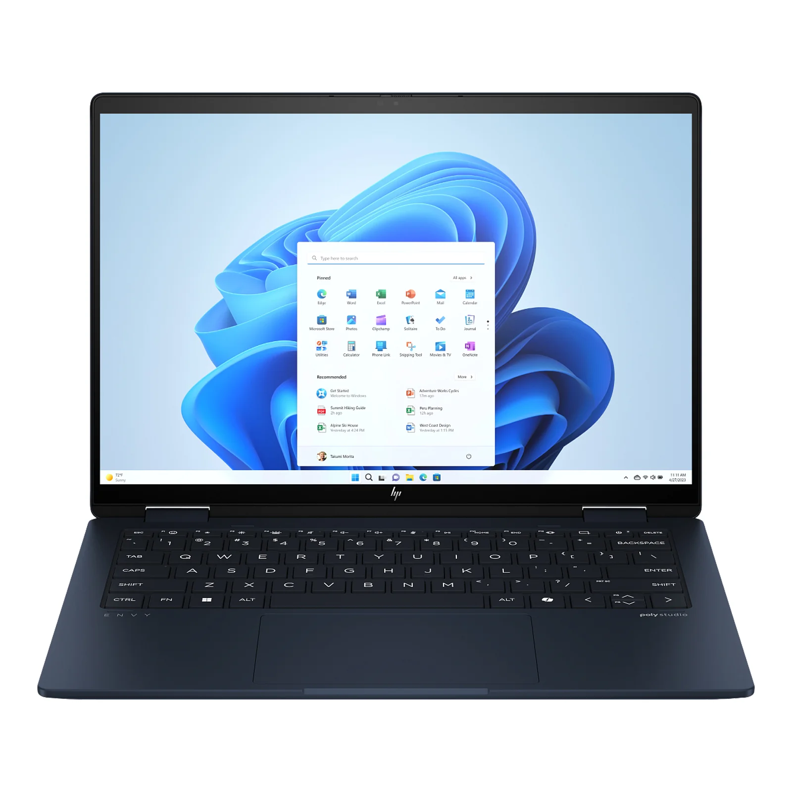 Envy x360 14" WUXGA 2-in-1 Laptop Ultra 5 125U 16GB 512GB W11H Touch Blue (Refurbished) - Image 3