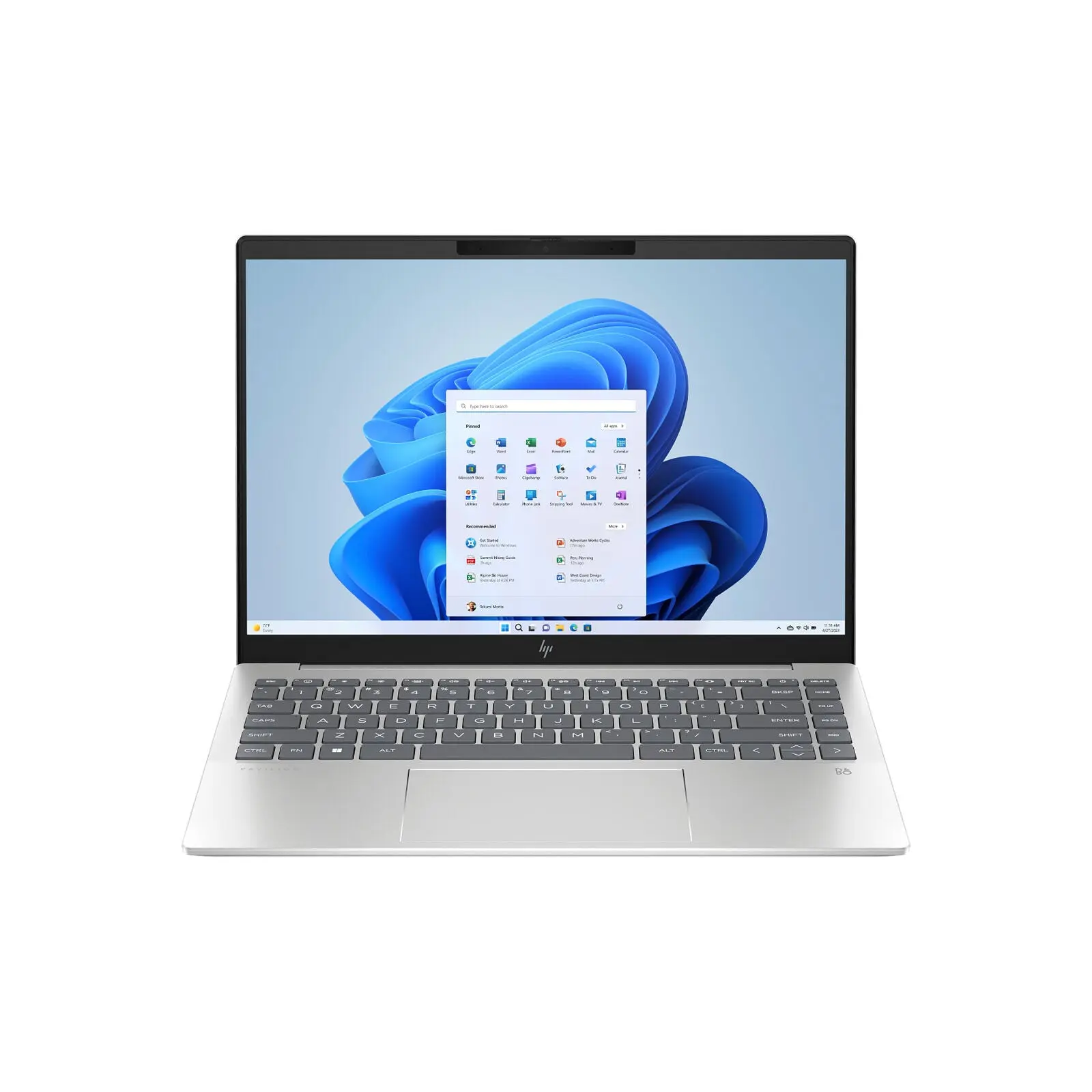 Pavilion Plus 14" WQXGA 120Hz Laptop i5-1335U 16GB 256GB W11H Silver (Refurbished)