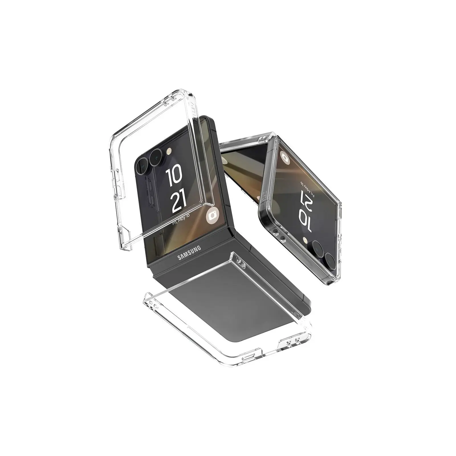 Mercury Clear Hard Case for Samsung Galaxy Z Flip7 (Brand New)